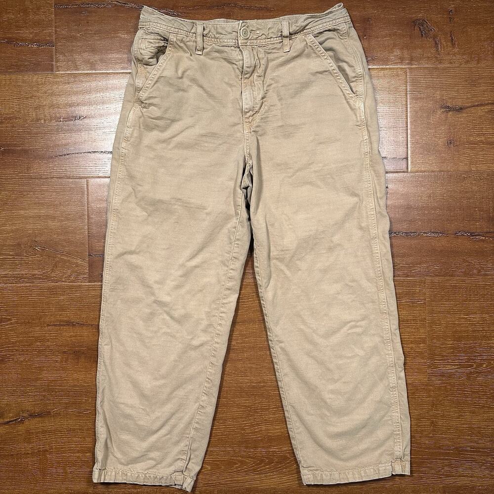 Amo Chino Pants Womens 30x25 Tan Straight Leg Classic Fit Retro USA Made Classic